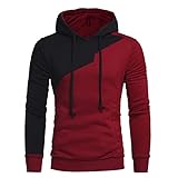 Wintermantel Jogging-Anzug, Herren Trainingsanzug, Reißverschluss, Farbblock, Langarm, Sportanzug, Jogging-Bottoms, Herrenhuhn-Hemd, Hoodie, Sweatshirt, Sporthose, Training Hose, Jogger Anzug Kapuzenp