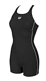 ARENA Damen Sport mit Bein Finding Badeanzug, Black, 38