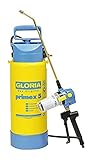 GLORIA Drucksprühgerät 5L Set, inkl. 0,5m Messing Verlängerung, Primex 5 u. Profi M