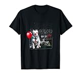 Pit Bull Dog Clown Oh It Regenballon, lustig, Halloween T-S