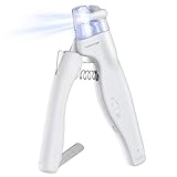 POPETPOP Krallenschere für Hunde - Nagelknipser mit LED-Licht für Hunde und Katzen Nagelschneider Super Safe Claw Clippers mit Nag