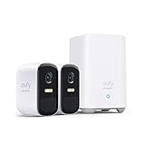 eufy Security eufyCam 2C Pro, Kabellose Überwachungskamera, Sicherheitssystem 180 Tage Akkuleistung, HomeKit Kompatibilität, 2K Auflösung, IP67 Wasserschutzklasse, Nachtsicht, 2-Cam-S