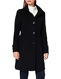 GERRY WEBER Edition Womens Mantel Wolle Trenchcoat, Schwarz, 48