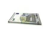 Cashbricks 75 x €5 Euro Spielgeld Scheine - vergrößert - 125% Größ