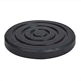 ZeoTioo Gummiauflage 127mm für Wagenheber Gummiblock Gummiklotz Teller Hebebühne G
