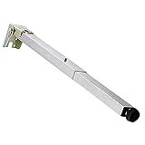 BBNBY 70cm Edelstahl-Möbel-Tischbeine, Faltbare und ausziehbare Möbelbeine, verstellbare Metall-Schrankbeine, ausziehbare und klappbare multifunktionale Möbelbeine, mit Schutzbasis, 1