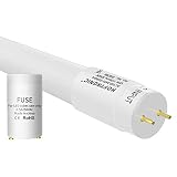 HOFTRONIC - LED Röhre 120cm 18 Watt T8 G13 LED Leuchtstoffröhre Flimmerfrei Warmweiß 3000K Tube Röhrenlampe 1980 Lumen Lebensdauer: 30.000 Stunden Super Bright 3 Jahre G