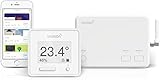 WundaSmart Data Secure Smart Thermostat & HubSwitch Starter Kit – Kabelloser Heizregler mit Feuchtigkeitsmesser, funktioniert mit Alexa & Google H