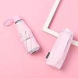 UltraLate 50% Rabatt auf Capsule-Regenschirm-Streifen 8 Knochen schwarzer Kunststoff-Regenschirm Werbe-Regenschirme-Logo Custom Outdoor-Regenschirm-Rosa_Durchmesser 95