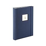 XBYUNDING Fotoalbum 6-Zoll-Taschen-Taschen-Stoff-Fenster-Album, Geschenk-Fotoalben für Hochzeitsfotos und alte Fotos-Konservierung (Farbe: blau)