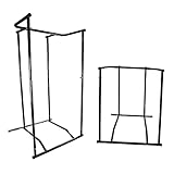 CCLIFE NEU Multifunktion Pull Up Bar mit Schnellverschlüsse Station Klimmzug Klimmzuggerüst Tragbares Pull up Rack, Farbe:Pull up bar 002 Black