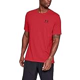 Under Armour Herren Sportstyle Logo Tank sportliches Muskelshirt aus superweichem Stoff, ärmelloses Sportshirt mit loser Passform, Red / Black, M