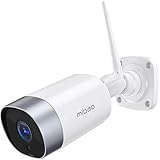 mibao Überwachungskamera Aussen, WLAN IP Kamera 1080P WiFi Kamera mit Nachtsicht, IP66 wasserdichte, Zwei Wege Audio, Fernzugriff und Bewegungserkennung, Kompatibel mit IOS/