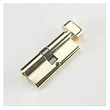 GSJNHY Schließzylinder,zylinderschloss Hölzerne Türanschluss Türschlösser 70 35-35mm Sicherheitszylinder Innenraumgriff 3 Stück Messingschlüssel Schlafzimmerverriegelung