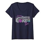 Damen Coca-Cola Retro Rainbow Very Cherry Coke T-Shirt mit V