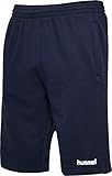hummel Herren HMLGO Cotton Bermuda Shorts, Marine, M