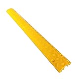 HOME UK Kabelbrücke, Überfahrschutz für Kabel, Boden Kabelbrücke aus Plastik, Kabelkanal Brücke Rampe Protector aus Hartgummi PVC, Einkanalige befahrbare Kabelbrücke für die Straß