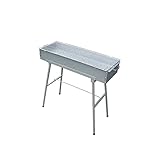 LZL Grill Eisengrill Multifunktionale abnehmbare Holzkohlegrill geeignet für Picknickgarten Camping Beach Party Holzkohlegrills (Color : B)