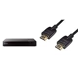 Sony BDP-S1700 Blu-ray-Player (USB, Ethernet) schwarz & Amazon Basics - Flexibles HDMI-Kabel, 3