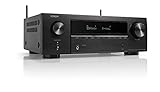 Denon AVR-X1700HDAB 7.2-Kanal AV-Receiver, HiFi Verstärker mit Dolby Atmos, DTS:X, 6 HDMI Eingänge und 1 Ausgang, 8K HDMI, Bluetooth, WLAN, AirPlay 2, HEOS Multiroom, Alexa kompatib