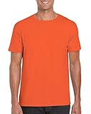 Gildan Softstyle TM Adult Ringspun T-Shirt Orange L L,Orang