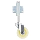 Lenkrolle Räder, 4' Nylon Tor Rad Gefederte Lenkrolle Heavy Duty 110lbs Tragfähigkeit für Möbel Tisch Trolley