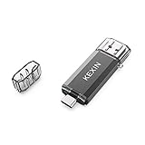 KEXIN USB C Stick 128GB, USB-Stick C USB 3.0 Speicherstick OTG Flash Laufwerk Dual Memory Stick 2-in-1 Flash Drive für PC Tablet Android USB-C Handy (Samsung Huawei Honor Xiaomi) Schw