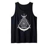 Okkulte Vintage Mond Rose Hexerei Esoterik Hexe Okkult Tank Top