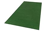 andiamo Kunstrasen Field, grün, braun, strapazierfähiger Rasenteppich mit Drainage-Noppen, Farbe:Grün, Größe:200 x 400