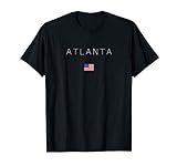 Atlanta USA Flagge T-S