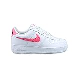 Nike Damen WMNS AIR Force 1 '07 SE Basketballschuh, White Sunset Pulse Black Clear, 38 EU