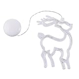 Weihnachtsvorhang HäNgeleuchte Led Lichtervorhang Aufkleber Haken Weihnachtsbaum Flocken Schneemann Batteriebetriebene Fensterdekoration HäNgeleuchte FüR Weihnachtsbaumdekoration Fenster 220V N