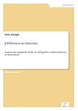 Jobbörsen im Internet: Analyse und empirische Studie der fünf größten Online-Jobbörsen in D