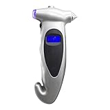 Reifendruckprüfer Digitaler, Mini-LCD-elektronisches Reifenmanometer, Autoscheibenbrecher, Barometer-Tester-Tool Für Die Auto-Motorrad-Sicherheit, Präziser Elektronischer M