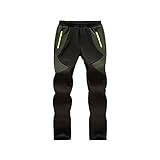 Azruma Kinder Softshellhose Wanderhose Atmungsaktiv Wasserdicht Jungen Mädchen Skihose Thermohose Cargohose Schnell Trocknend Outdoorhose Winddicht Schneehose Snowboardhose Winter Trekking