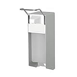 OPHARDT hygiene 1220100 Ingo-man E 26 A/25 Spender für Flüssigseifen und Desinfektionsmittel, kurzer bedienheb