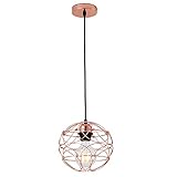 Industrial Vintage Pendellampe Veränderbare Form Lampenschirm im Retro Look Deckenleuchte Retro Deckenlampe Hänge 1 flammige Pendelleuchten mit E27 Fassung