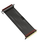 LINKUP - Ultra PCIe 4.0 X16 Riser-Kabel [RTX3090 RX6900XT x570 B550 Z590 Getestet] Geschirmte Vertikale Gaming-PCI-Express-Gen4-Montage┃Umgekehrter GPU-Sockel {23cm} Entwickelt für ITX