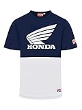 Offizielles MotoGP HRC Racing Big Logo T-Shirt - Blau - XL