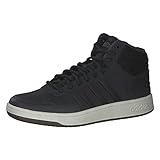 adidas Herren Hoops 2.0 Mid Sneaker, Carbon Negbás Tinbla, 44 2/3 EU