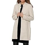 ONLY Womens ONLSOHO Faux Suede Coatigan CC OTW Kunstlederjacke, Pumice Stone, S