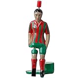 TIPP-KICK Top-Kicker Augsburg I Original Spieler für Groß & Klein I Spielspaß mit der Fußball-Figur Spiel I Zubehör I Trikot Weiß/Grü