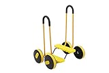 Lewadu Kinder Haushalts fuß Pedal Balance Auto Kindergarten Konzentration Training Outdoor Sports Sensorische Ausrüstung 4 Räder Roller Balance F