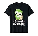 Lieblingsschwester Große Kleine Schwester Kawaii Eule Eulen T-S