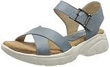 camel active Damen Vision Plateausandalen, Blau (sky 01), 38 EU