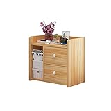 SHUTING2020 Nachtständer Nachttisch Holzschlepper Modernes Wohnzimmer Schlafzimmer Nachttisch Küche Badezimmerregal (Holzplatte) Nachttische (Color : B)