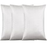 Mancool Sandsäcke für Hochwasserschutz, Dicker weißer Plastikfilm, gewebter Beutel, Sandsackschutzverpackung, Aufhellungsfolie, W