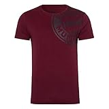 FCB Bayern München Big Logo Shirt (S, weinrot)