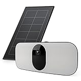 Arlo Pro3 Outdoor Floodlight Überwachungskamera und Solarpanel Ladegerät Bundle - schw