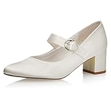 Rainbow Club Brautschuhe Annemarie - Damen, Pumps, Ivory - Gr. 39 (UK 6)